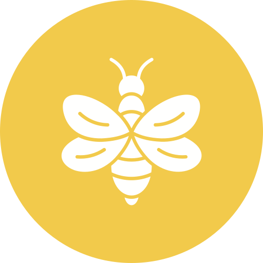 abeja icono gratis