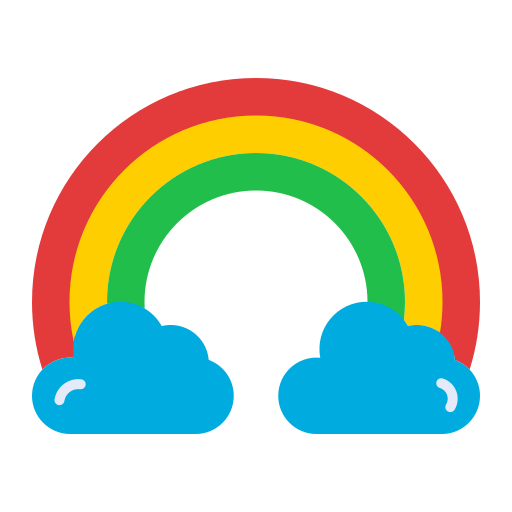 arcoíris icono gratis