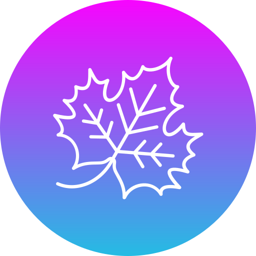 feuille d'érable Icône gratuit