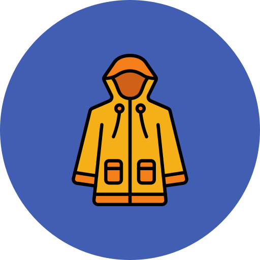 impermeable icono gratis