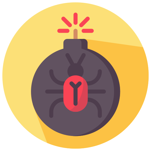 Virus attack free icon Virus attack free icon