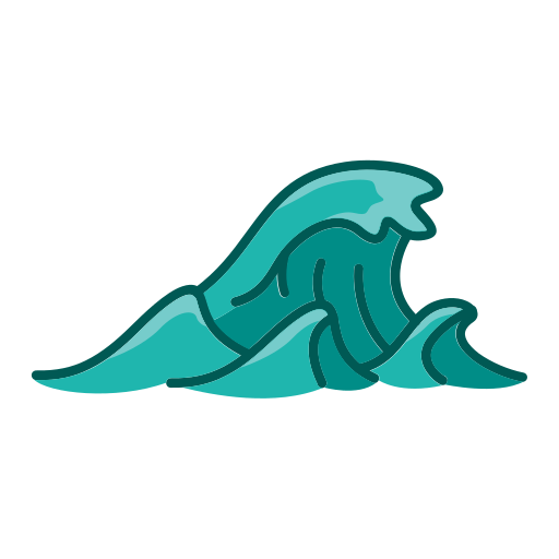 Wave free icon