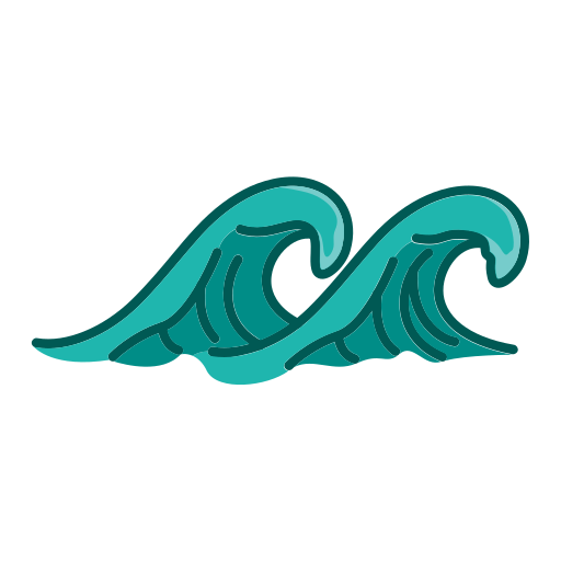 Wave free icon