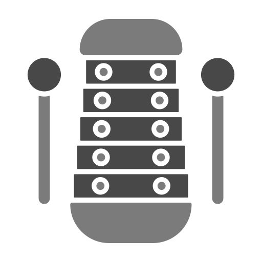 xilófono icono gratis