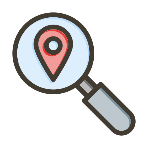 recherche géographique Icône gratuit recherche géographique Icône gratuit