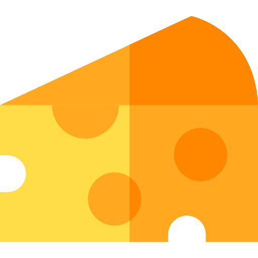 Cheese Basic Straight Flat icon