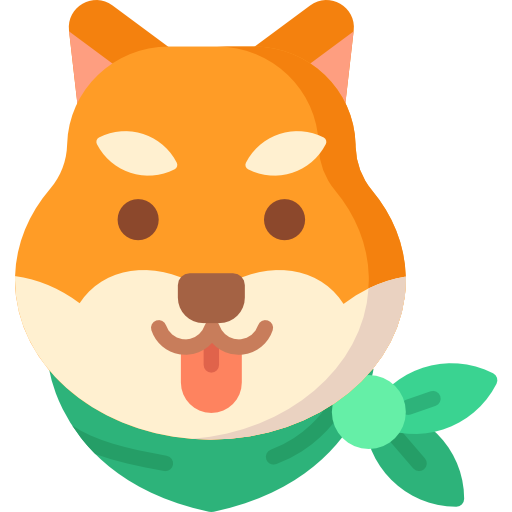 shiba inu icono gratis