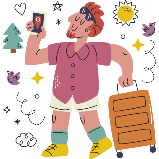tourist kostenlos Sticker