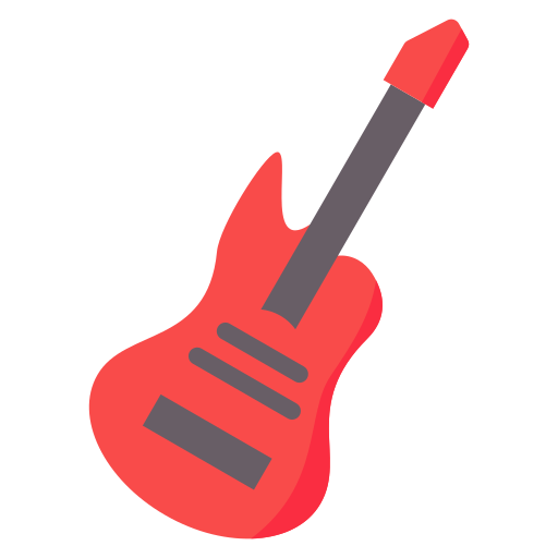 guitarra electrica icono gratis