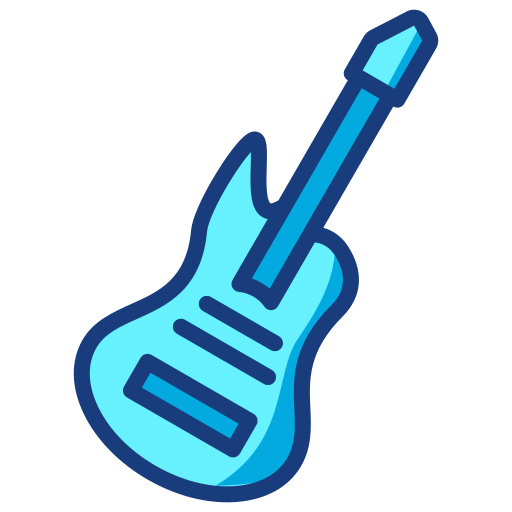 guitarra electrica icono gratis