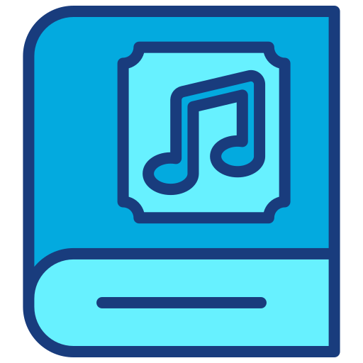 livro de música grátis ícone