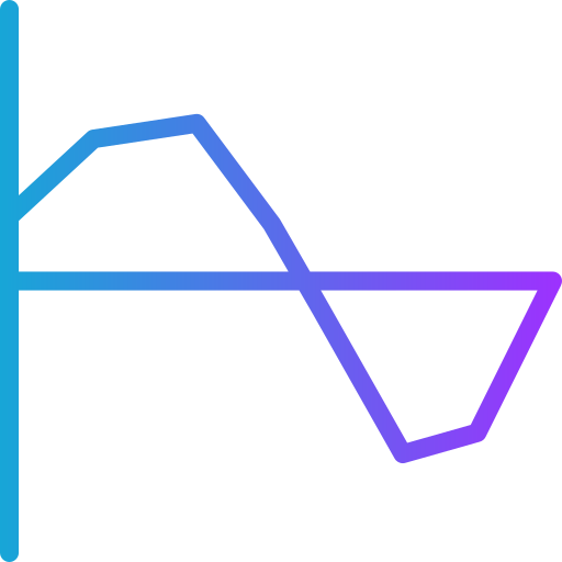 gráfico de linea icono gratis