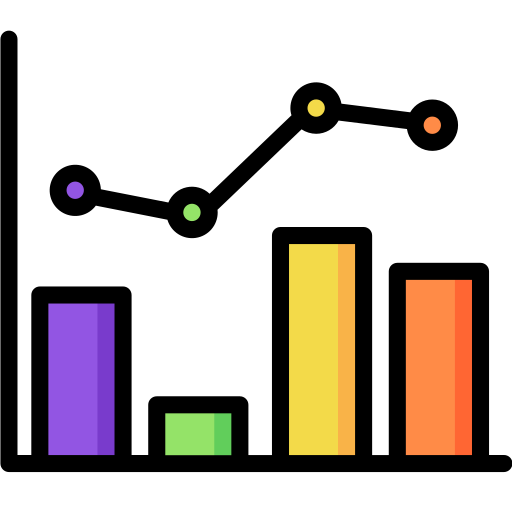 gráfico de barras icono gratis