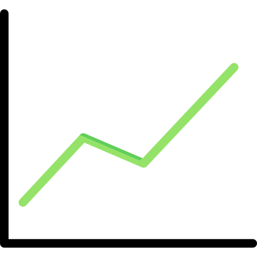 Line graph - Free business and finance icons