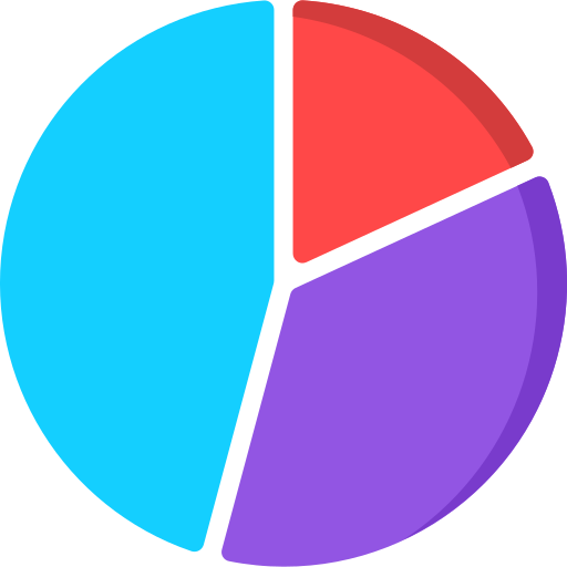 gráfico circular icono gratis