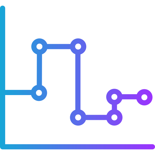 gráfico de linea icono gratis