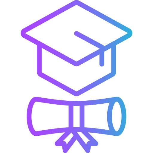 diploma de graduación icono gratis