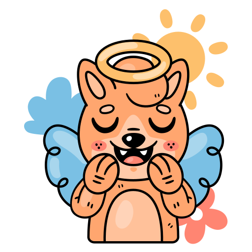 Ángel gratis sticker