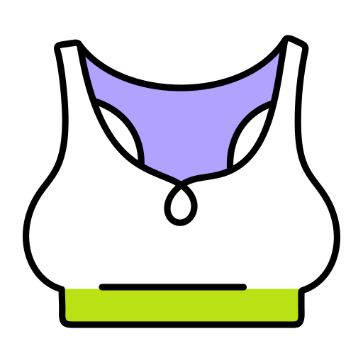 Спортивный бюстгальтер бесплатно иконка