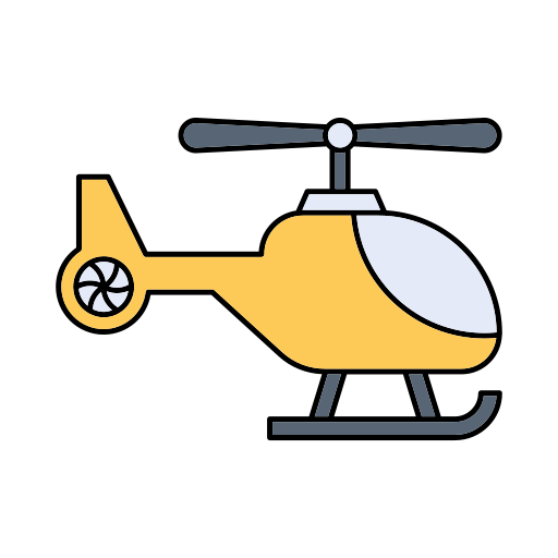 helicóptero icono gratis