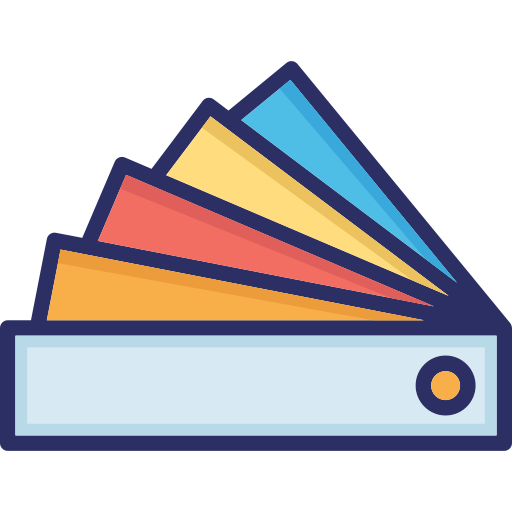 carta de colores icono gratis