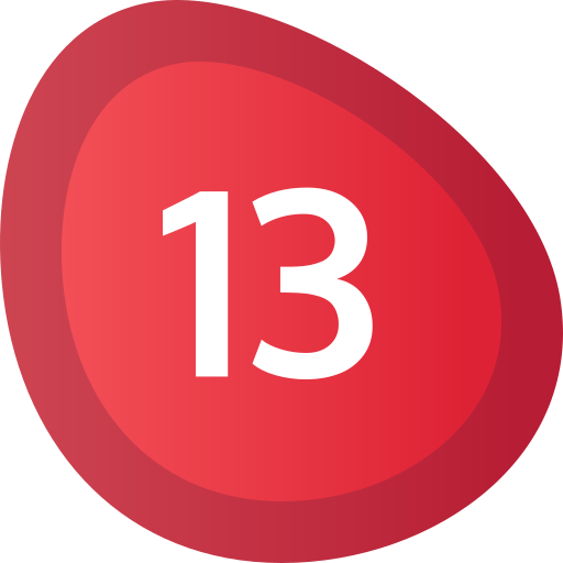 Thirteen - Free education icons