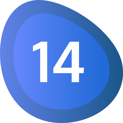 catorce icono gratis