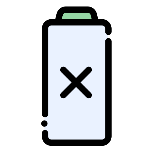 Battery dead - Free electronics icons