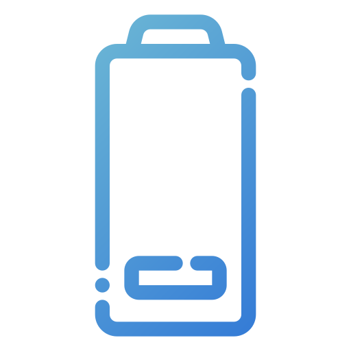 batería baja icono gratis
