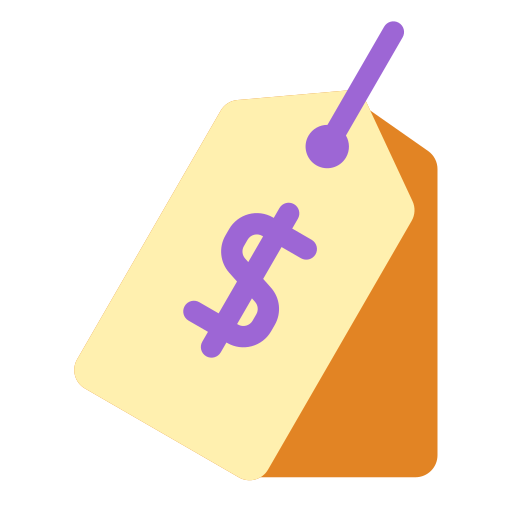 etiqueta de precio icono gratis