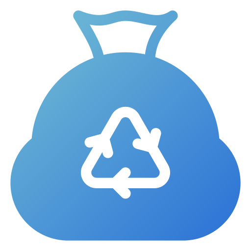 bolsa de reciclaje icono gratis