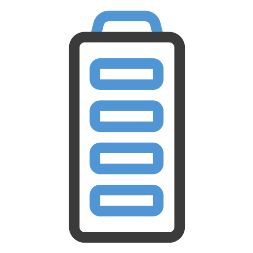 batería llena icono gratis