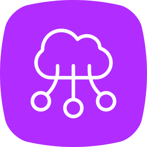 computación en la nube icono gratis