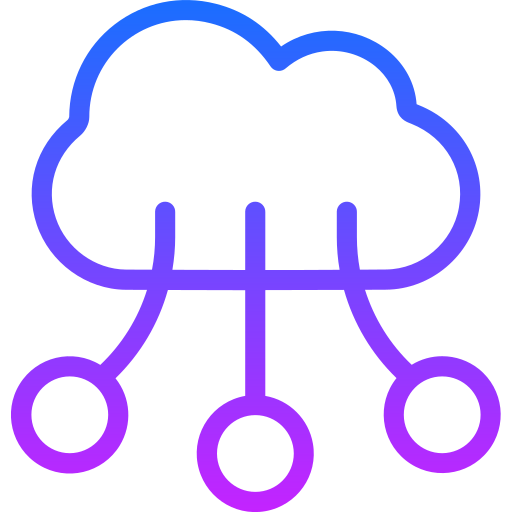 computación en la nube icono gratis