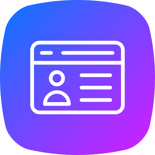 Удостоверение личности бесплатно иконка