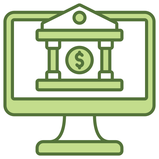 services bancaires en ligne Icône gratuit services bancaires en ligne Icône gratuit