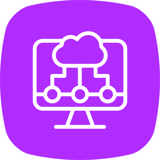 computación en la nube icono gratis