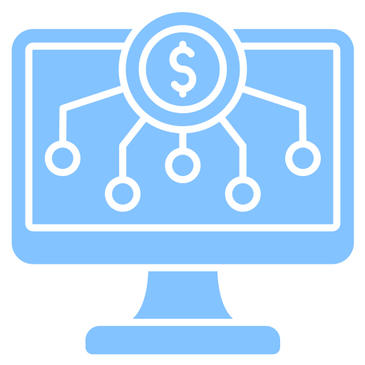 Économie numérique Icône gratuit Économie numérique Icône gratuit