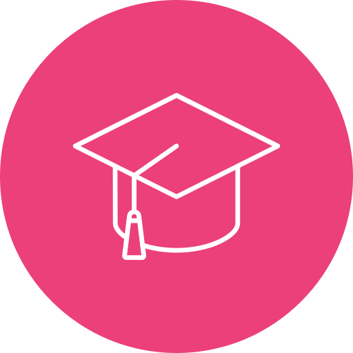 sombrero de graduado icono gratis