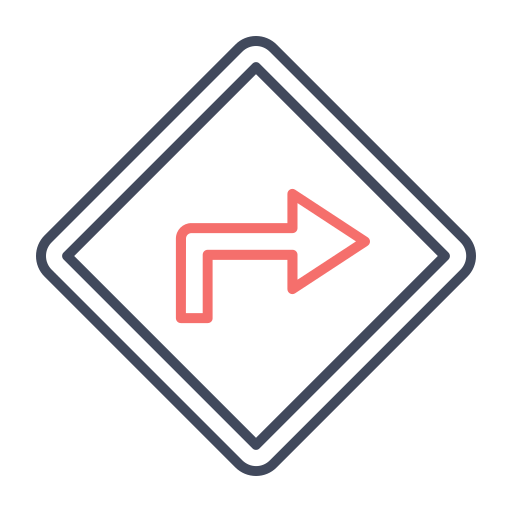 Direction free icon Direction free icon