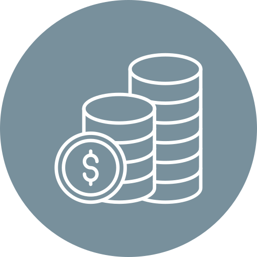 monedas icono gratis