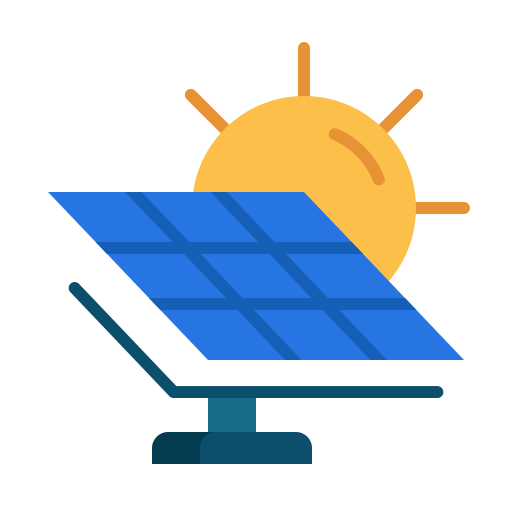 panel solar icono gratis