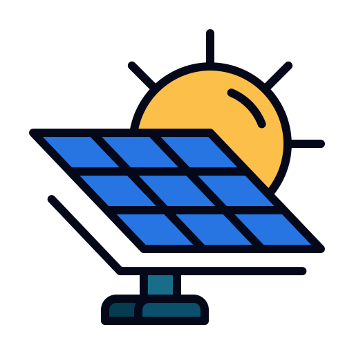 panel solar icono gratis