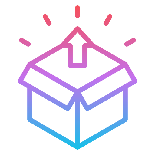 desembalaje icono gratis