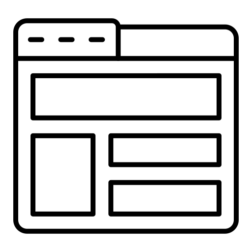 Layout free icon