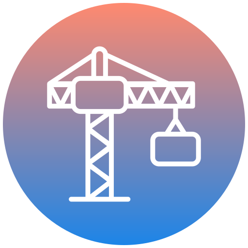 grúa de construcción icono gratis