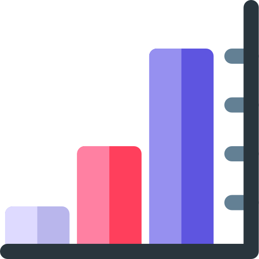 gráfico de barras icono gratis