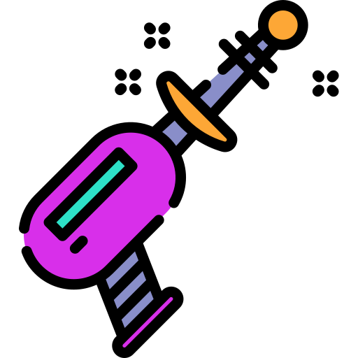 pistola espacial icono gratis