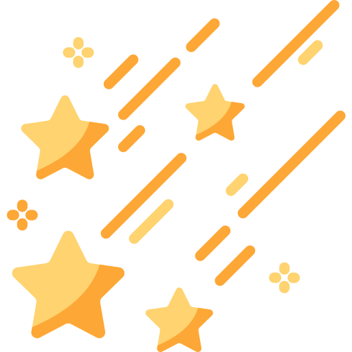 estrela cadente  grátis ícone