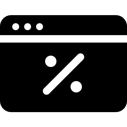 porcentaje icono gratis